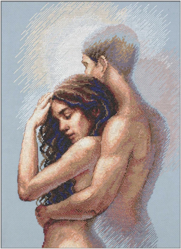 Aine Together kryželiu siuvinėjimo rinkinys, 27x40 cm, 14 ct Aida