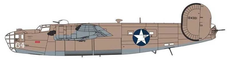 Airfix B-24D Liberator 1:72 plastikinis lėktuvo modelis A09011
