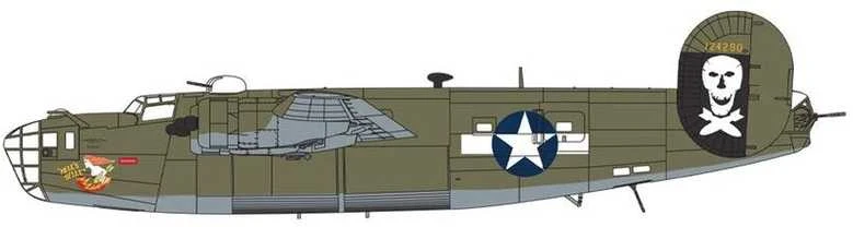 Airfix B-24D Liberator 1:72 plastikinis lėktuvo modelis A09011