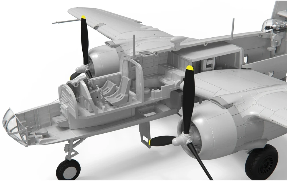Airfix B-25B Mitchell 1/72 plastikinis lėktuvo surenkamas modelis