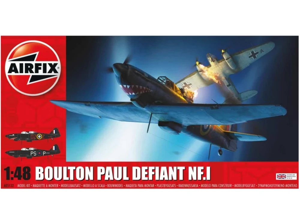 Airfix Boulton Paul Defiant NF.1 1/48 lėktuvo modelis surinkimui