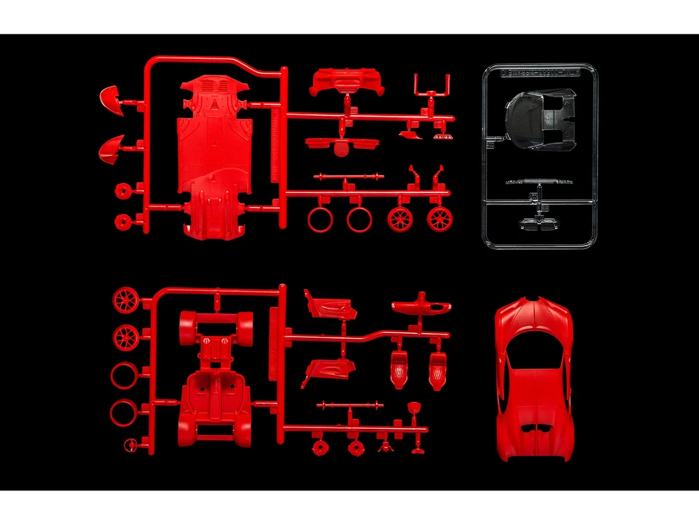 Airfix Bugatti Chiron dovanų rinkinys 1:43 – surenkamas, dažai ir klijai