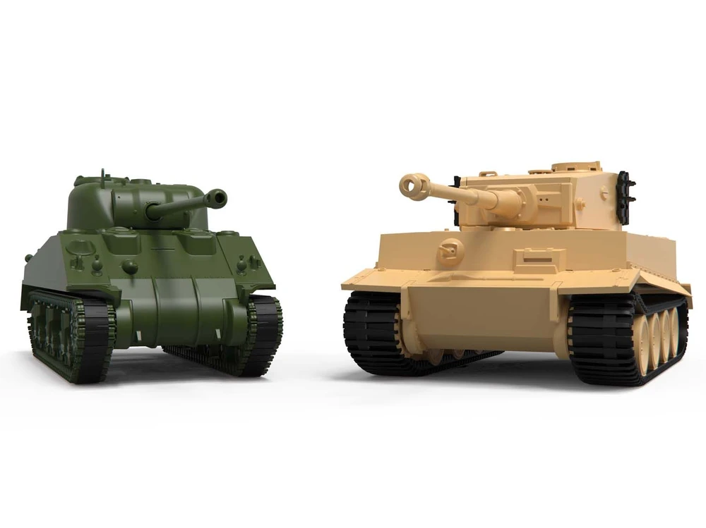 Airfix Classic Conflict: Tiger I vs Sherman Firefly 1/72 dovanų rinkinys A50186
