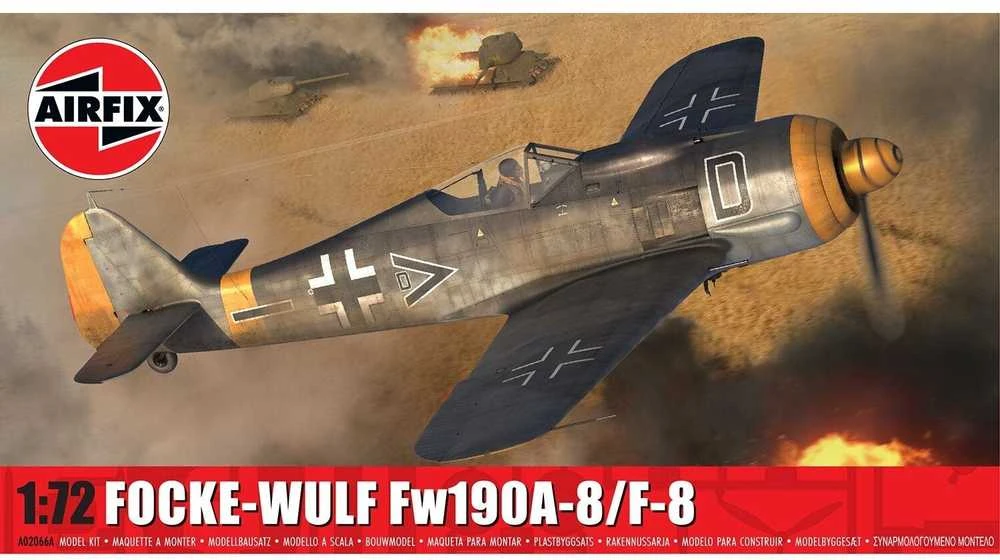 Airfix Focke-Wulf Fw 190 A-8/F-8 1/72 plastikinis surinkimo rinkinys