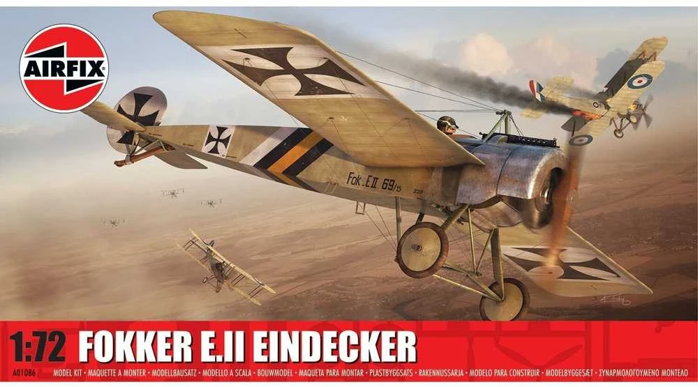 Airfix Fokker E.II Eindecker 1/72 plastikinis lėktuvo modelis A01086