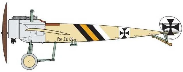 Airfix Fokker E.II Eindecker 1/72 plastikinis lėktuvo modelis A01086