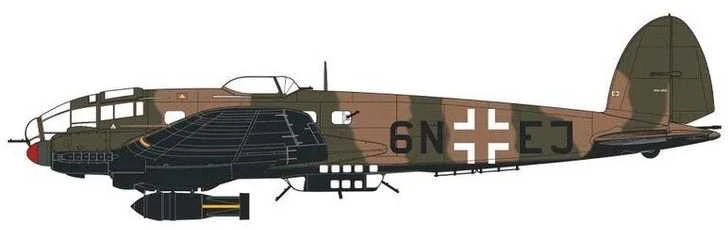 Airfix Heinkel He 111 H-6 1/72 plastikinis bombonešio modelis
