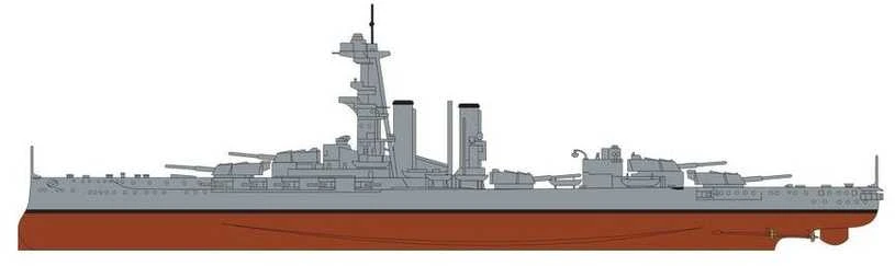 Airfix HMS Iron Duke mūšinis laivas 1:600 surinkamas modelis