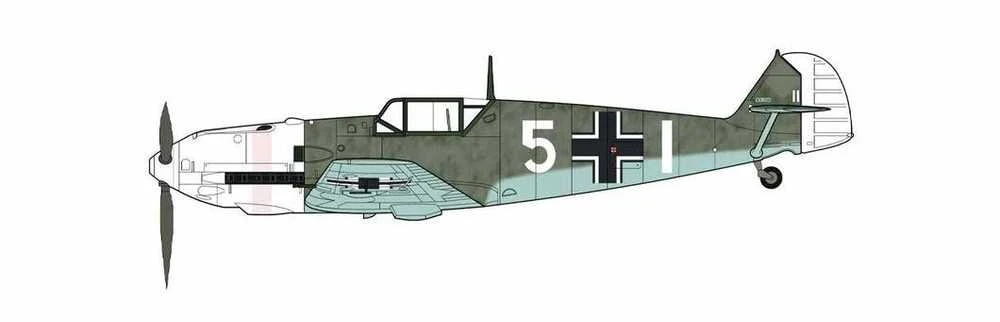 Airfix Messerschmitt Bf109E-4 1:72 plastikinis surenkamas lėktuvo modelis
