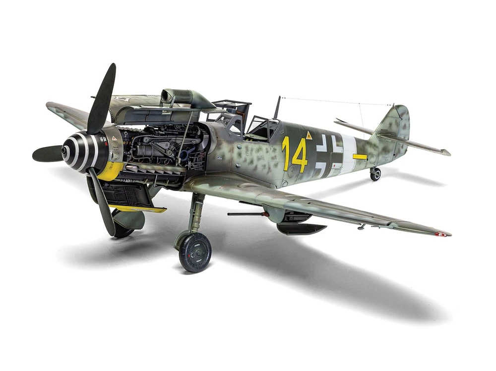 Airfix Messerschmitt Bf109G-5/6 1/24 plastikinis lėktuvo modelis