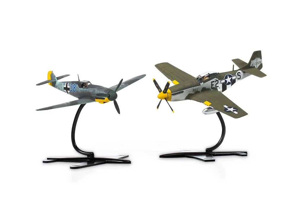 Airfix P-51 Mustang vs Bf109F lėktuvų dovanų rinkinys 1/72