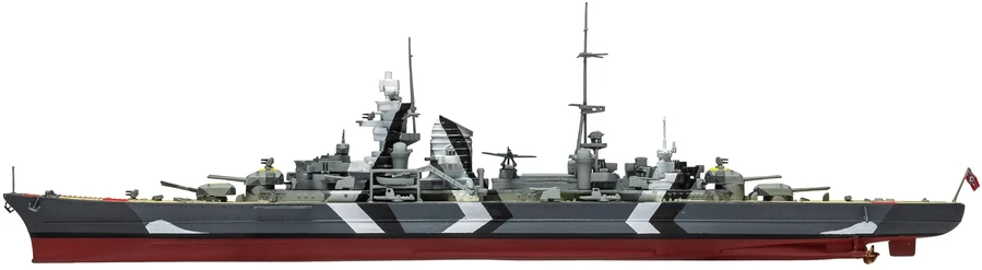 Airfix Prinz Eugen 1:600 plastikinis surenkamas laivo modelis 35,4 cm