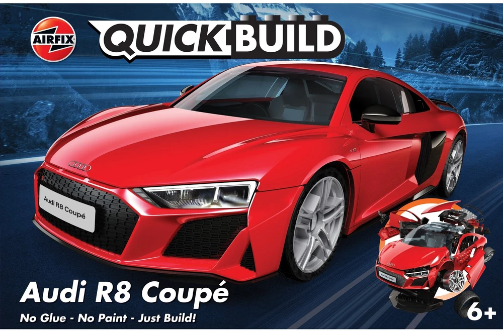Airfix - QUICK BUILD Audi R8 Coupé, J6049