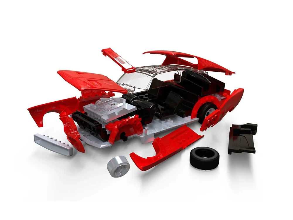 Airfix QUICKBUILD Ford Mustang GT 1968 modelis be klijų vaikams