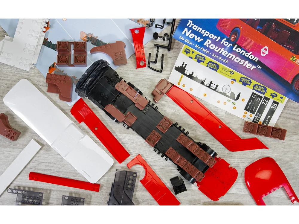 Airfix Quickbuild Londono dviaukštis autobusas – surenkamas modelis