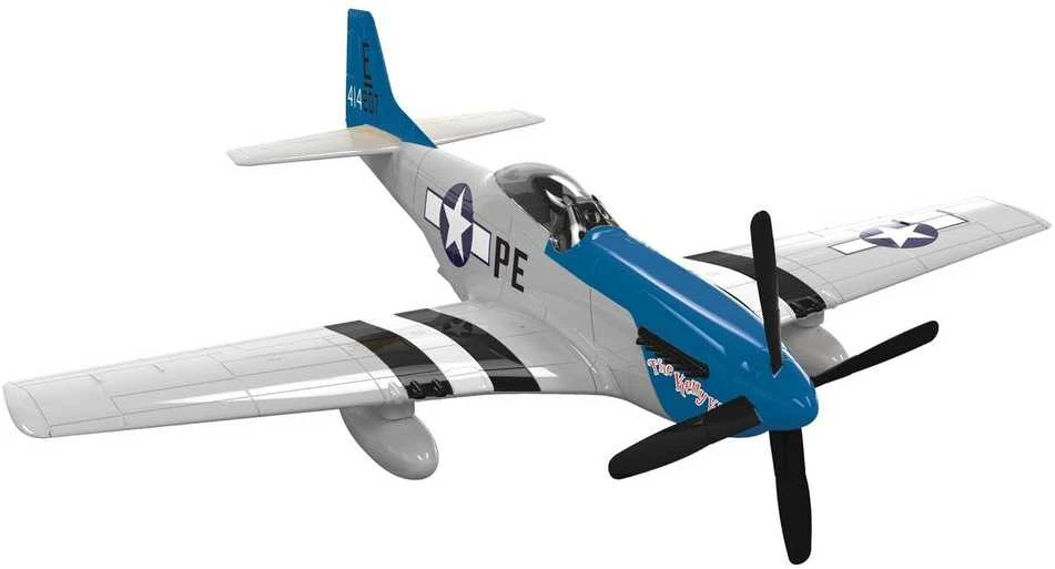 Airfix QUICKBUILD P-51D Mustang D-Day – surenkamas konstruktorius be klijų