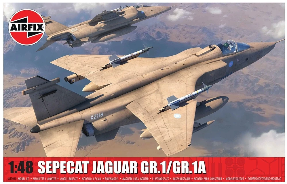 Airfix SEPECAT Jaguar GR.1 lėktuvas 1/48 plastikinis modelis