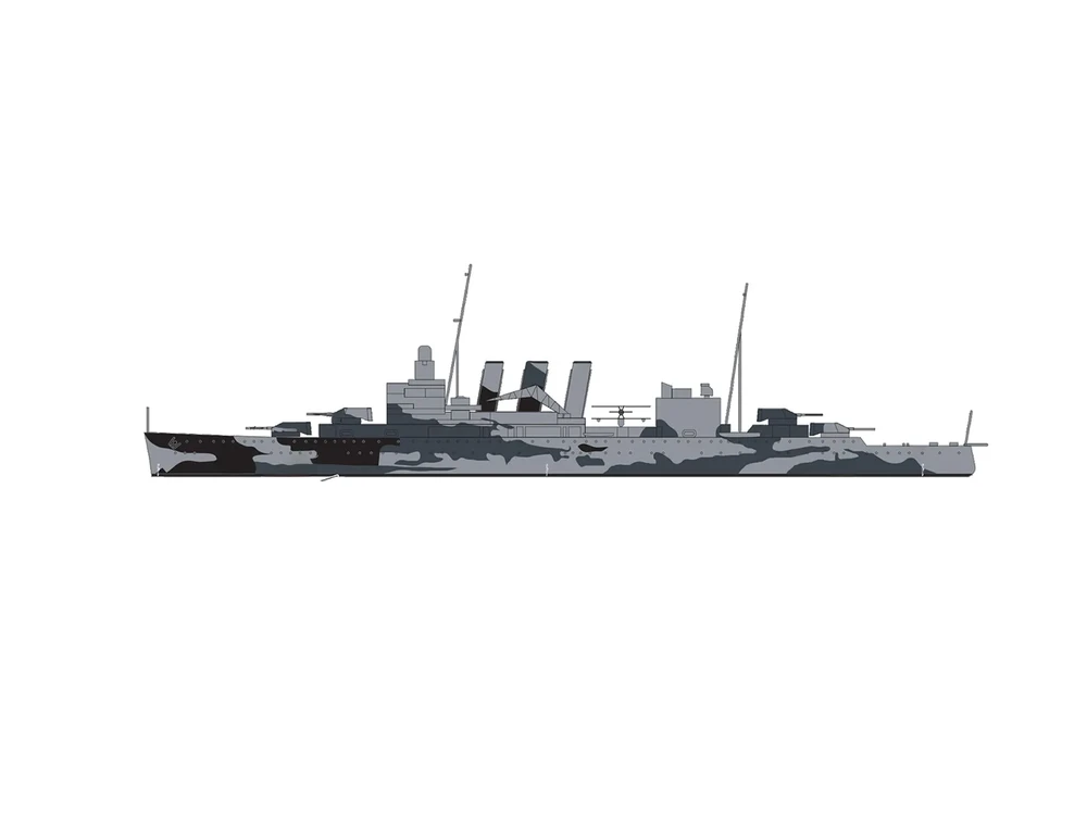 Airfix Sink the Bismarck! dovanų rinkinys su dažais ir klijais 1/1200 A50120