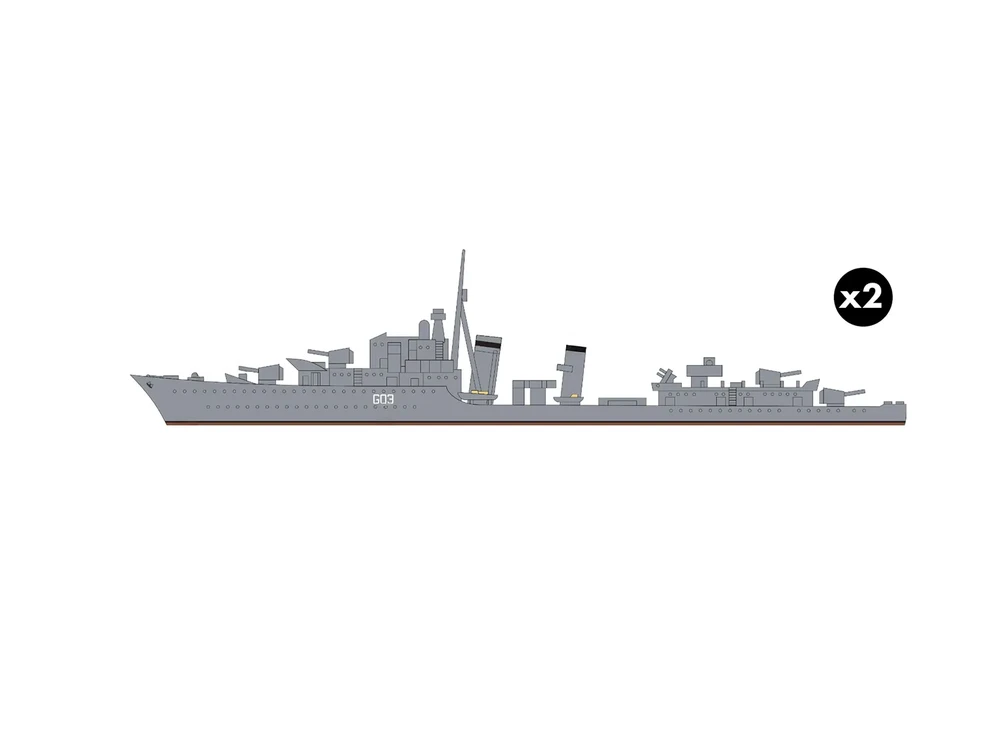Airfix Sink the Bismarck! dovanų rinkinys su dažais ir klijais 1/1200 A50120