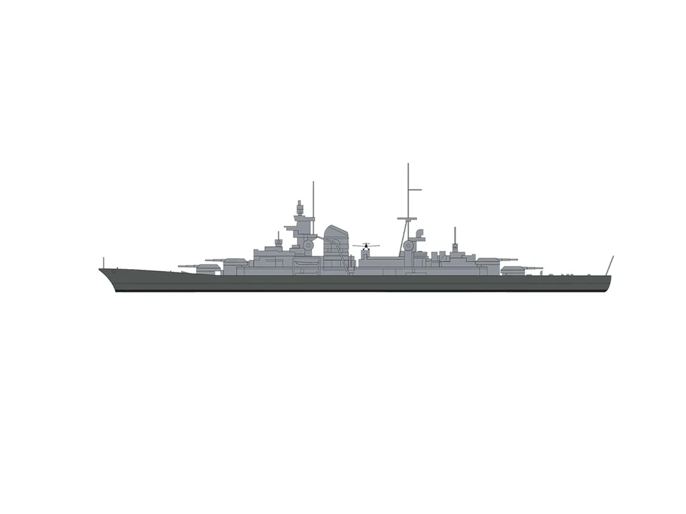 Airfix Sink the Bismarck! dovanų rinkinys su dažais ir klijais 1/1200 A50120