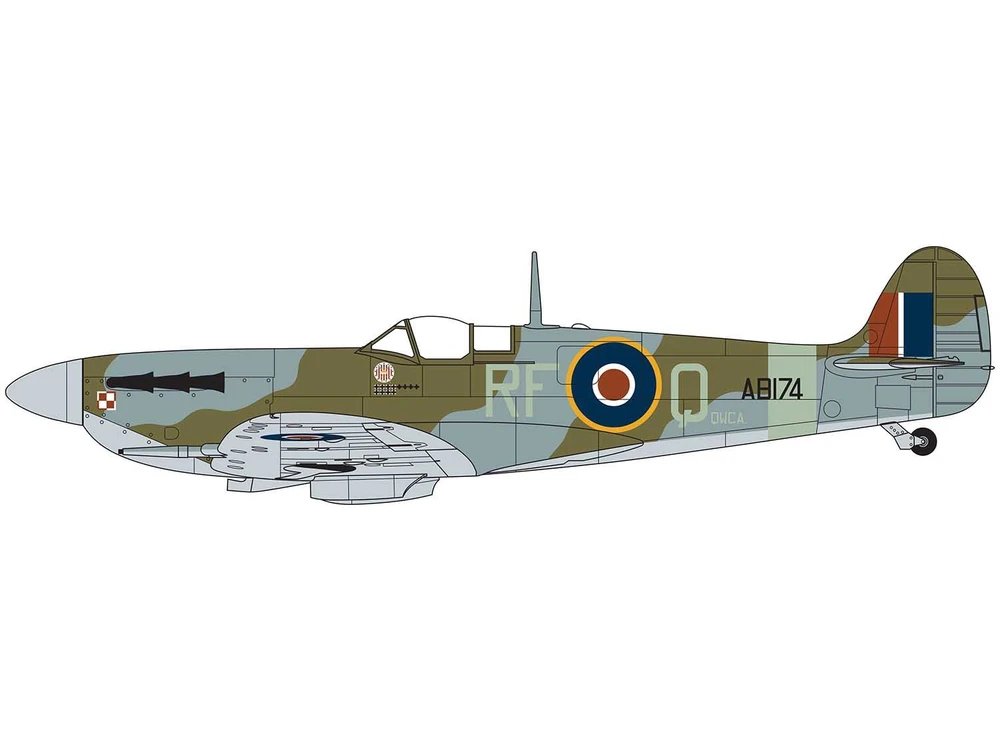 Airfix Supermarine Spitfire Mk Vc dovanų rinkinys 1/72