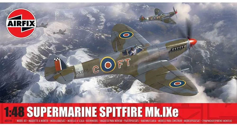 Airfix Supermarine Spitfire Mk.IXe 1/48 plastikinis lėktuvas