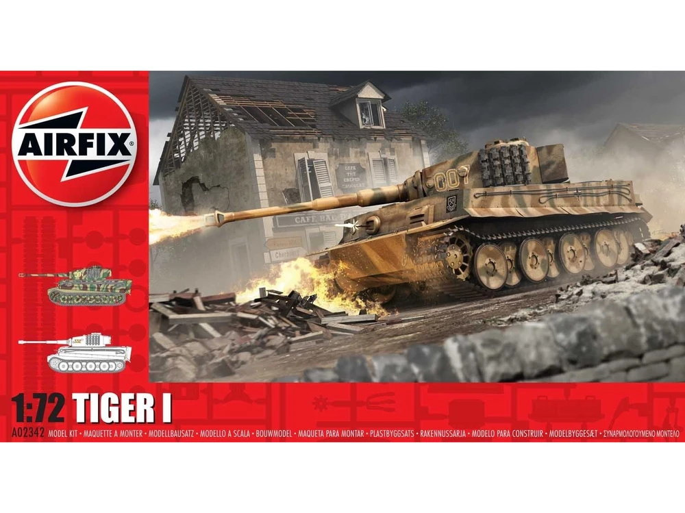 Airfix Tiger I tanko modelis 1:72, plastikinis surenkamas rinkinys