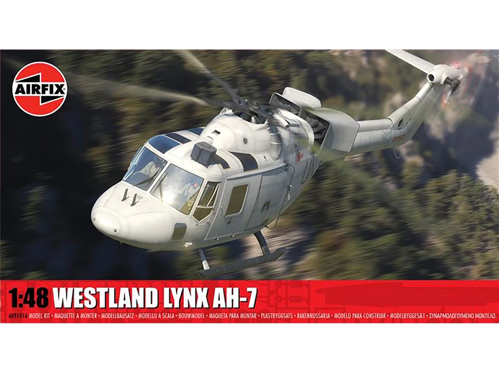 Airfix Westland Lynx AH-7 1/48 plastikinis sraigtasparnio modelis