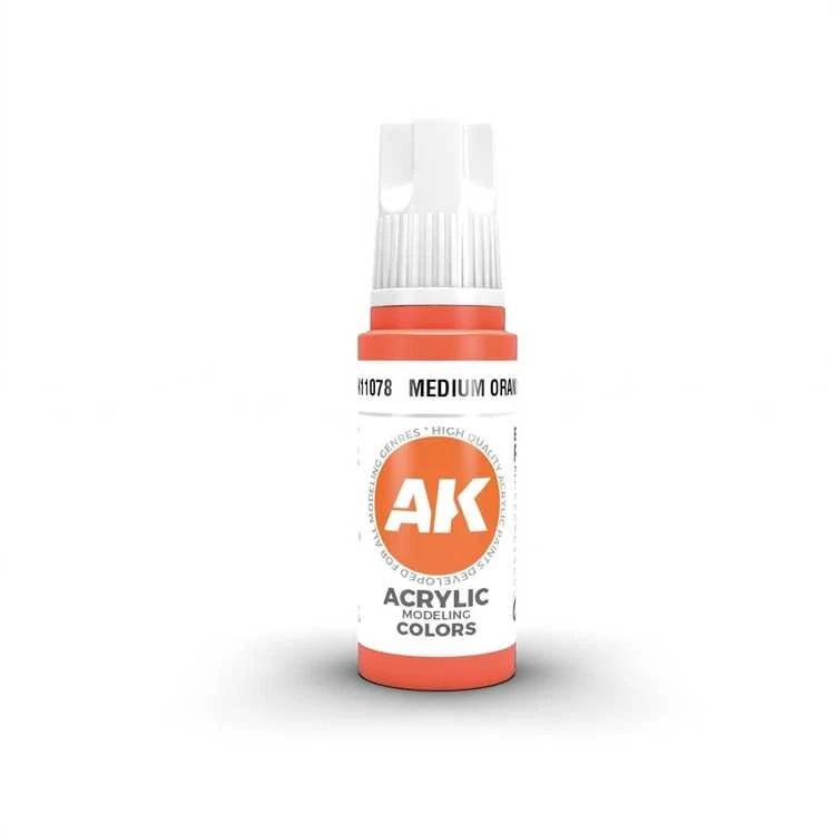 AK Interactive 3 gen. akriliniai dažai Medium Oranžinis, 17 ml (AK11078)