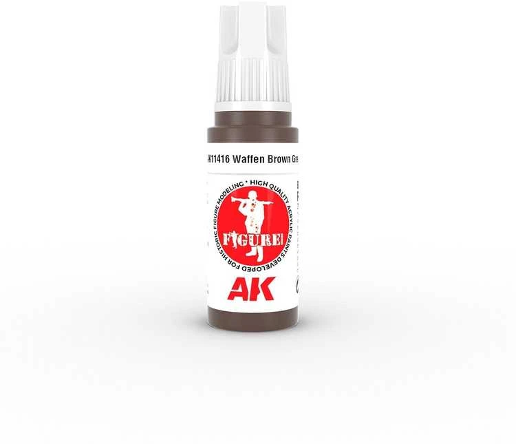 AK Interactive 3 kartos Splintermuster Žalias Spots akriliniai dažai 17ml
