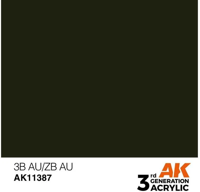 AK Interactive 3B AU/ZB AU AFV akriliniai dažai 3 kartos, 17 ml