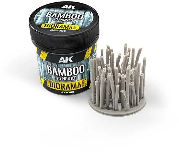 AK Interactive 3D bambuko rąstai dioramoms AK8309