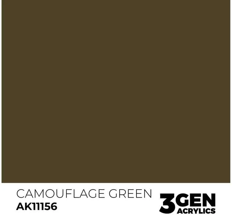 AK Interactive 3Gen akriliniai dažai „Camouflage Žalias“ 17ml