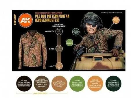 AK Interactive 3Gen akrilinių dažų rinkinys DOT44 Waffen-SS, AK11623