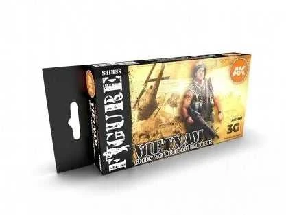 AK Interactive 3Gen akrilų rinkinys Vietnam Žalias & Camouflage, AK11682