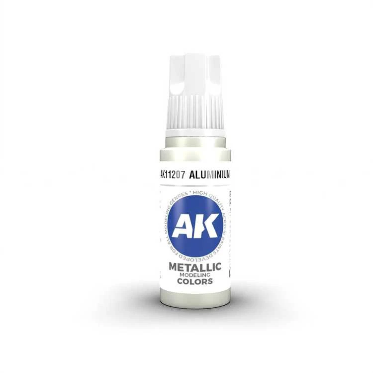 AK Interactive 3rd Gen akriliniai dažai Aliuminio, 17 ml