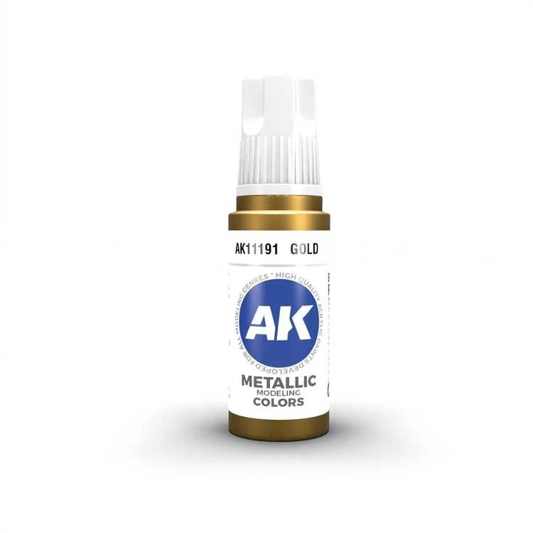 AK Interactive 3rd Gen akriliniai dažai auksinė 17ml AK11191