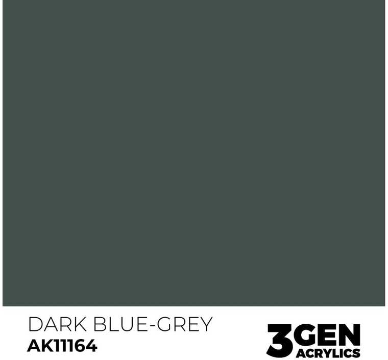 AK Interactive 3rd Gen akriliniai dažai Dark Mėlyna Pilkas 17ml AK11164