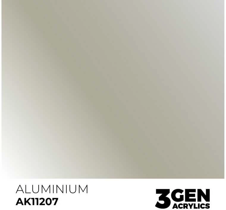 AK Interactive 3rd Gen akriliniai dažai Aliuminio, 17 ml