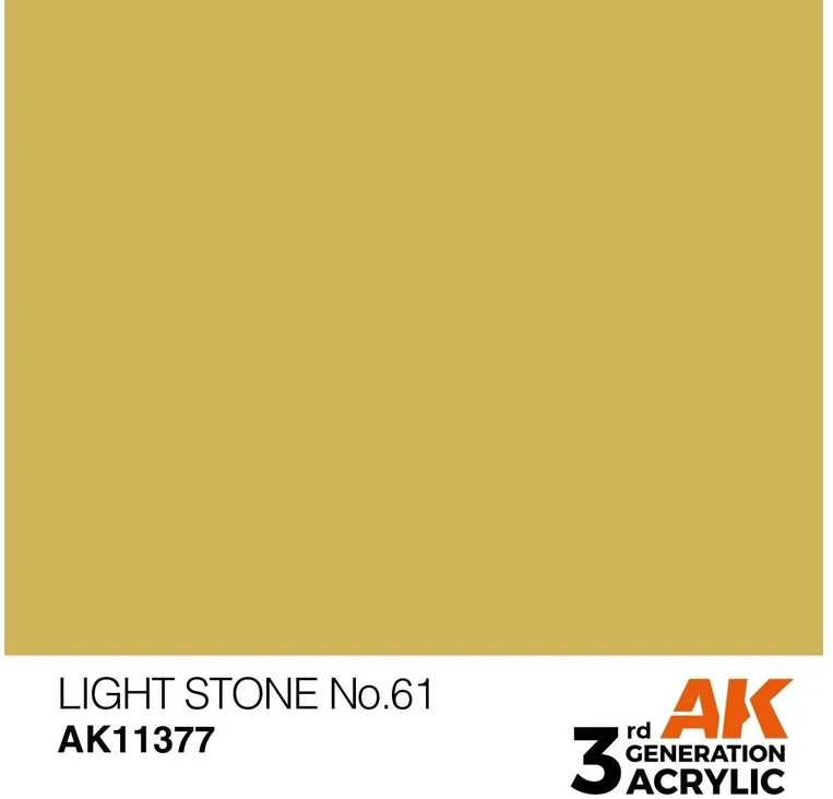 AK Interactive AFV akriliniai dažai Light Stone 61, 17 ml
