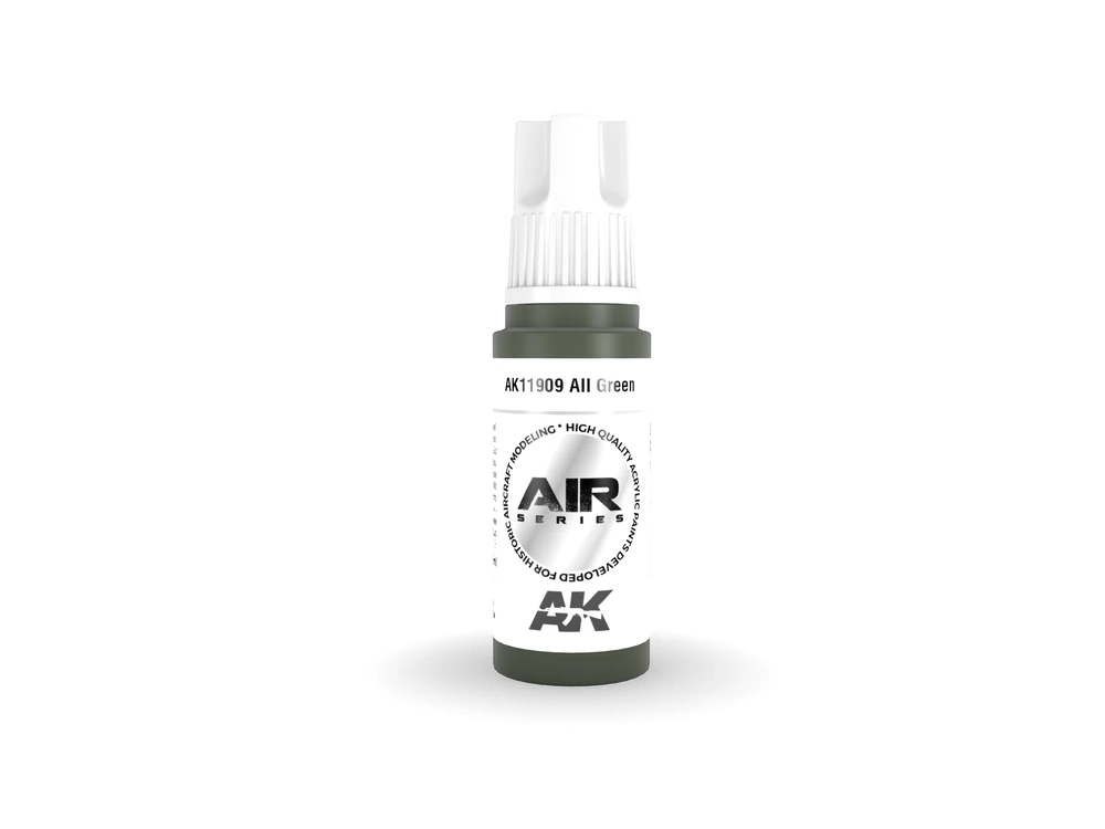 AK Interactive AII Žalias AIR akriliniai dažai lėktuvams 17 ml