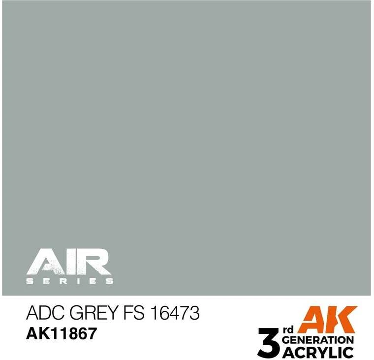 AK Interactive AIR ADC Pilkas FS16473 akriliniai dažai 17 ml
