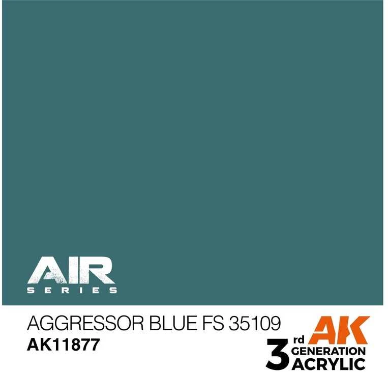 AK Interactive AIR Aggressor Mėlyna FS35109 akriliniai dažai 17 ml