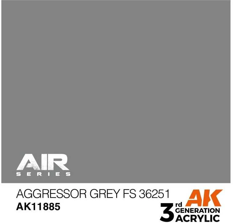 AK Interactive AIR akriliniai dažai Aggressor Pilkas FS36251 17ml