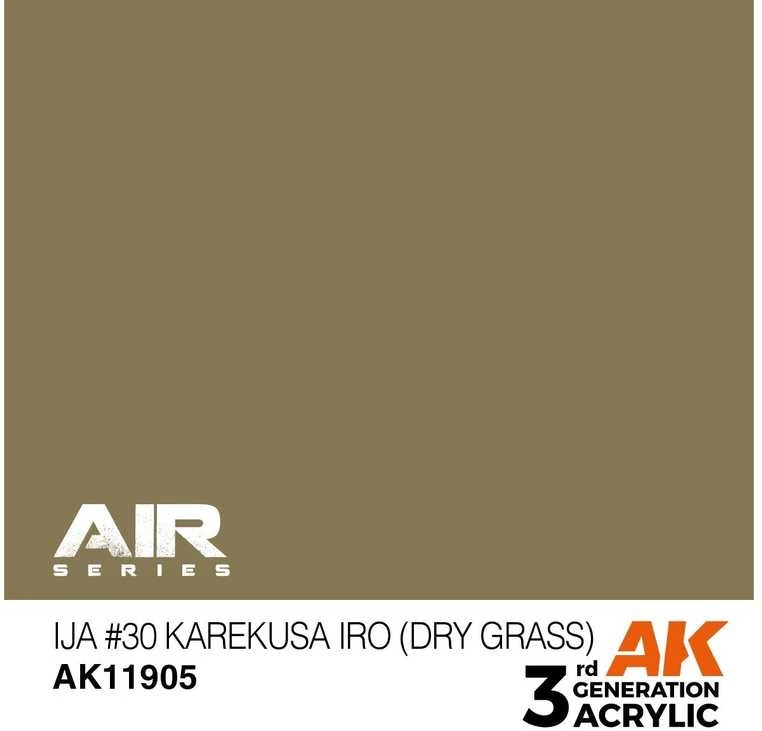 AK Interactive AIR akriliniai dažai IJA 30 Karekusa Dry Grass 17ml