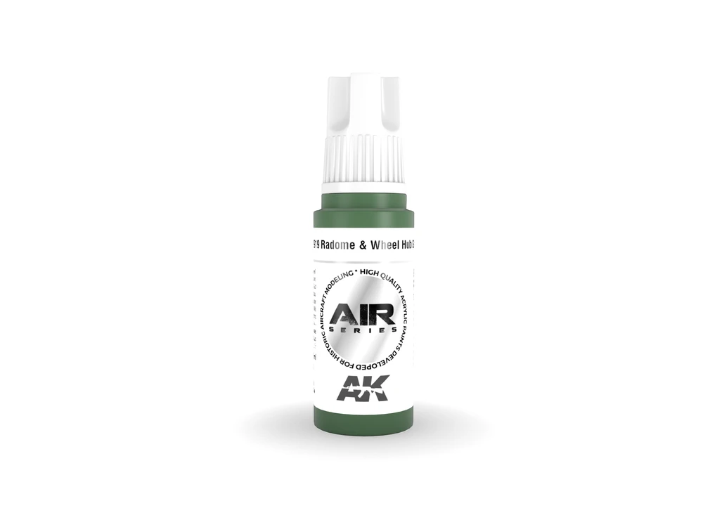 AK Interactive AIR akriliniai dažai Radome & Wheel Hub Žalias 17ml