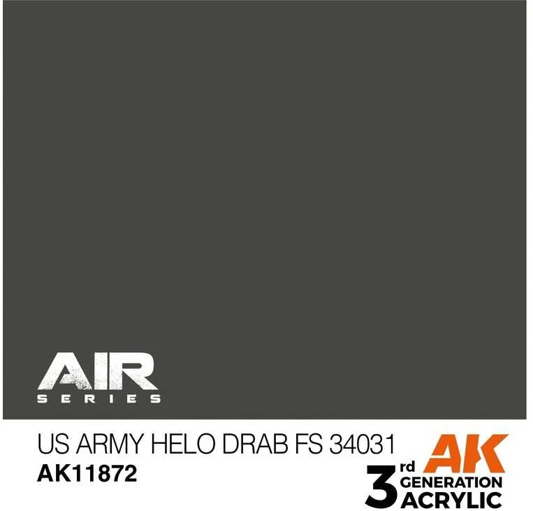 AK Interactive AIR akriliniai dažai US Army Helo Drab FS34031 17ml