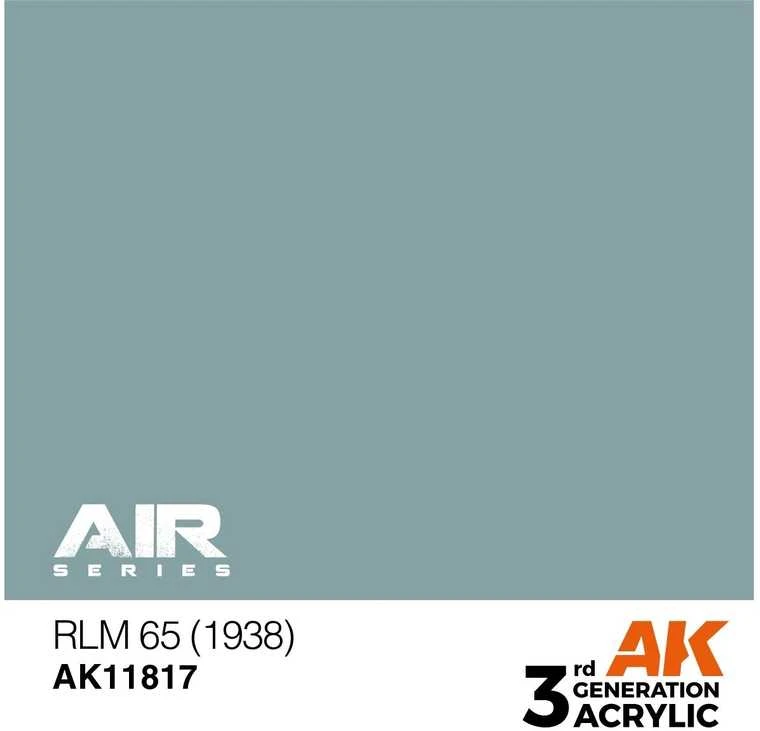 AK Interactive AIR RLM 65 (1938) akriliniai lėktuvų dažai 17 ml