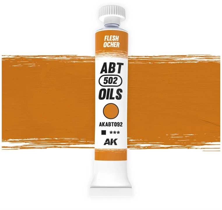 Ak Interactive AK aliejiniai dažai modeliavimui ABT502 Flesh Ocher (kūno okra)