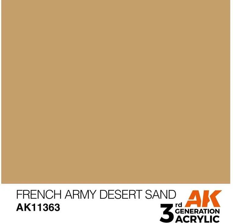 AK Interactive AK11363 Prancūzų armijos dykumos smėlio akrilas 17ml
